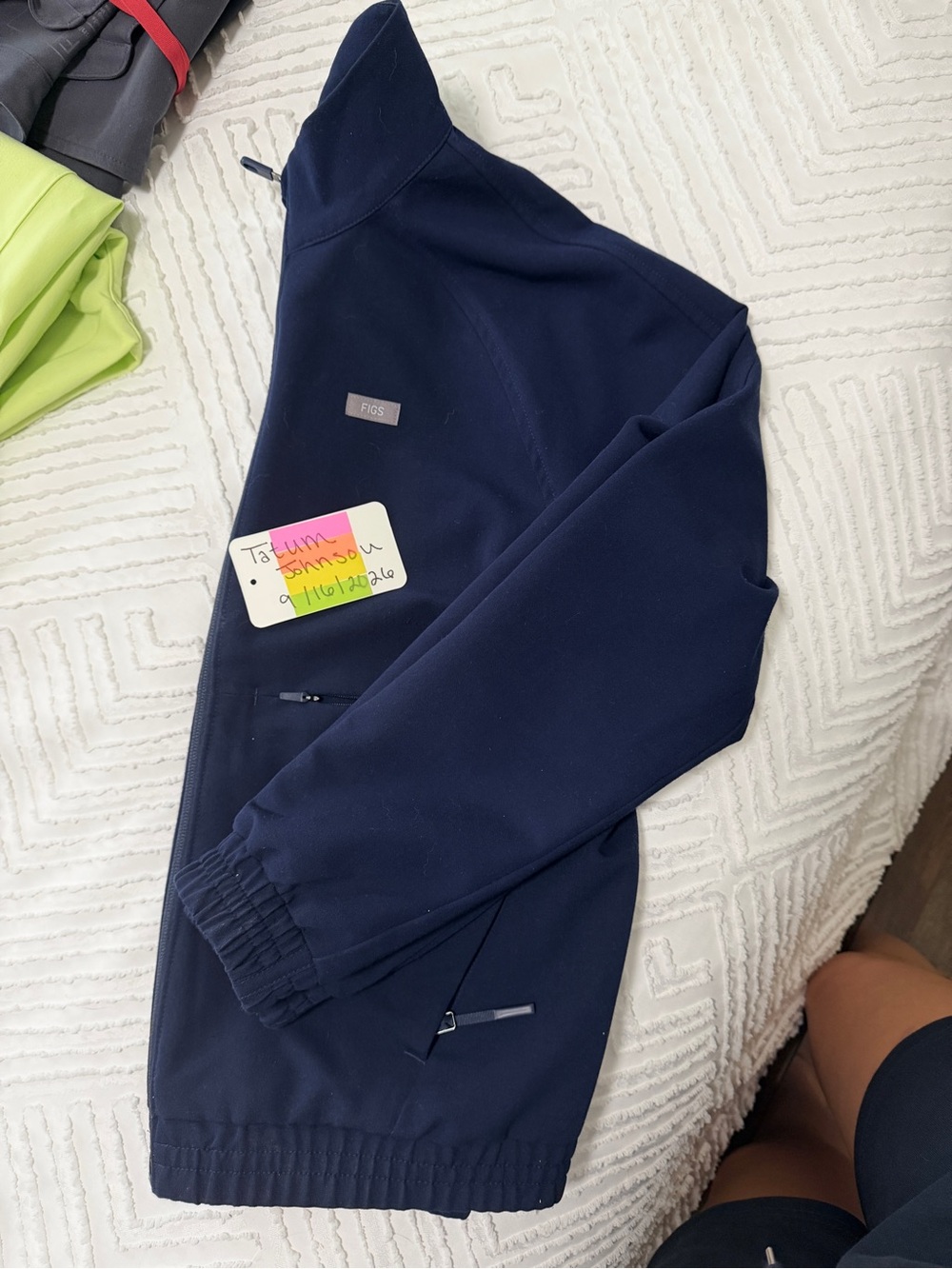 Figs Navy Sydney Scub Jacket